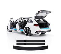 Blackshell® Basic Lackschutz Set kompatibel mit Škoda Octavia Limousine | Typ NX5 | Bj. ab 2019 Matt Schwarz - passgenauer Ladekantenschutz, Einstiegsleisten inkl. Profi Rakel