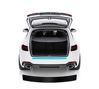 Blackshell® Basic Ladekantenschutz Folie kompatibel mit VW T-ROC | Typ A1 | Bj. ab 2017 Carbon Matt - passgenauer Stoßstangenschutz inkl. Profi Rakel für Folie
