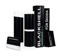Blackshell® Lackschutz Folien Set passend für Škoda Kamiq | Typ NW4 | ab 2019 Carbon Matt - passgenauer Ladekantenschutz, Einstiegsleisten inkl. Folierset