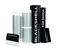 Blackshell® Lackschutz Folien Set passend für Škoda Kamiq | Typ NW4 | ab 2019 Carbon Silber - passgenauer Ladekantenschutz, Einstiegsleisten inkl. Folierset