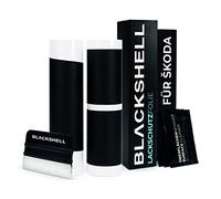 Blackshell® Lackschutz Folien Set passend für Škoda Kamiq | Typ NW4 | Bj. ab 2019 Matt Schwarz - passgenauer Ladekantenschutz, Einstiegsleisten inkl. Folierset