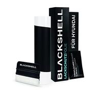 Blackshell® Ladekantenschutz Folie passend für Hyundai Kona | Typ SX2 | ab 2023 Matt Schwarz - passgenauer Stoßstangenschutz inkl. Set für Folierung