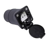 Blaihild Typ 2 Stecker auf Typ F EV Adapter 16A 3,5KW Schuko Stecker | Schlossloch, IP44, Minus 40 °C bis 50 °C, 50 Hz, Elektroroller, Elektrofahrräder, Allwetter-stabile Außenstromversorgung
