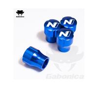 (Blau) 4PCS Zinklegierung Auto Rad Reifen Ventil Reifen Luftkappen Fall für Hyundai N KONA ACCENT TUCSON