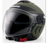 Blauer Helm DEMI JET - DJ01 Grafik B Mattgrün S