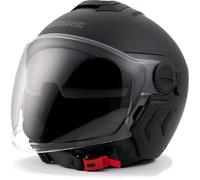 Blauer Demi Jet DJ-01 Monocolor Jethelm, schwarz, Größe M für Männer