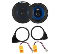Blaupunkt 250Watt 3-Wege 16,5cm Lautsprecher für Fiat 500 Stilo Lancia Delta Hec