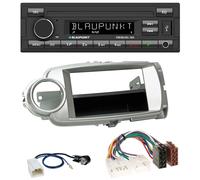 Blaupunkt AUX Bluetooth MP3 USB Autoradio für Toyota Yaris (11-14) - silber