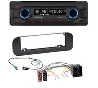 Blaupunkt AUX MP3 CD Bluetooth USB Autoradio für Fiat Panda (2012-2020) schwarz