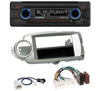 Blaupunkt AUX MP3 CD Bluetooth USB Autoradio für Toyota Yaris (11-14) - silber