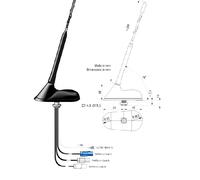 Blaupunkt DABAGPS aktiv Dachantenne