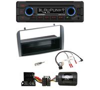 Blaupunkt Lenkrad MP3 CD Bluetooth USB Autoradio für Alfa 147 GT anthrazit Ablag