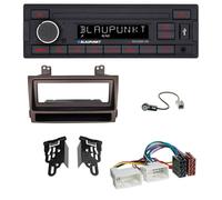 Blaupunkt MP3 AUX USB 1DIN Autoradio für Hyundai Sonata ab 09 dunkelbraun metall