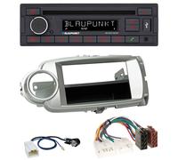 Blaupunkt MP3 USB CD Bluetooth AUX Autoradio für Toyota Yaris (11-14) - silber