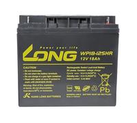 Blei Akku Batterie Kung Long 12V 18Ah 12Volt 18Ah wie 17Ah, 19Ah, 20Ah, 22Ah VdS geprüft