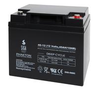 Bleiakku 12V 40Ah Akku Blei AGM Gel Batterie zyklenfest Solar Elektromobil Boot