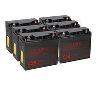 Bleiakku 72V 20Ah (6X 12V 20Ah) Kompatibel SXT Raptor V3 Zyklenfest - Langlebig - Wartungsfrei - Zuverlässig