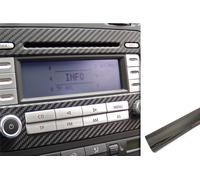 Blende Design Folie Auto Set Chrom Schwarz Premium Innenraum Zierleisten Dekor