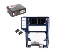 Blenden Luftgitter Mittelkonsole Rahmen Set Carbon Blau für VW POLO 6N1 94-99