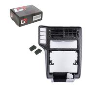 Blenden Luftgitter Mittelkonsole Rahmen Set Carbonfarben für VW POLO 6N1 94-99