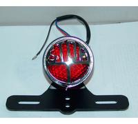 Blinker Rücklicht Bremse Beleuchtung Kennzeichen Motorrad Bomberjacke Cafe Race