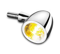 Kellermann LED-Blinker- / Positionsleuchte Bullet 1000 PL white, chrom-glänzend, klares Glas