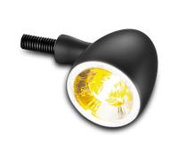 Kellermann LED-Blinker- / Begrenzungsleuchte Bullet 1000 PL white, schwarz, klares Glas
