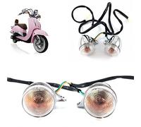 BLINKER VORNE KOMPLETT * KLARGLAS für LINTEX BENZHOU YIYING YY50QT-21 - FIRENZE 50 - ZNEN RETRO CRUISER ZN50QT-E - FOSTI 50 FT50QT-E und baugleiche CHINA ROLLER GY6