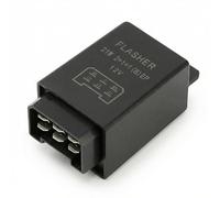 Blinkerrelais 12V 21W 6 Polig Schwarz: 1 Stück Steckmontage Blinker Relais Elektronisches Blinkerschalter Traktor Flachsteckeranschlüsse 75605146 für Traktor Oldtimer Schlepper PKWs LKWs 0335200160
