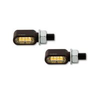 Highsider LED Blinker Positionslicht Little Bronx M8 Alu Gehäuse E-geprüft 12V