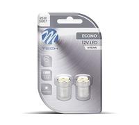 Blister 2x Diode LED L075 - BA15s G18 5xSMD5050 Weiß 12V