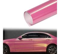 Blueshyhall Autofolie, Auto Folie Rosa Matt mit Golden Glizter Reflexen, Car Wrapping Folie Glitzer Rosa Gold Matt Selbstklebend Innen Außen, Tunning Folie für Auto Motorrad Fahrrad (30x152 cm)