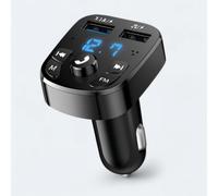 Bluetooth 5.0 FM Transmitter Auto Radio Adapter Freisprecheinrichtung KFZ Kit
