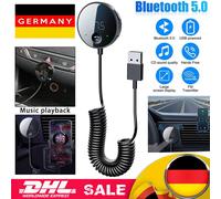 Bluetooth 5.0 FM Transmitter Auto Radio Adapter Freisprecheinrichtung KFZ Kit’