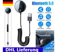 Bluetooth 5.0 - FM Transmitter Auto Radio Adapter Freisprecheinrichtung KFZ Kit-