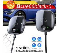 Bluetooth 5.0 FM Transmitter Auto Radio Adapter Freisprecheinrichtung KFZ Kits