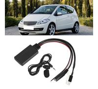 Bluetooth Auto-Audio-Adapter mit Mikrofon für Mercedes-Modelle, Schwarz, ABS