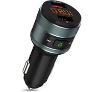 Bluetooth FM Transmitter, ZeaLife Auto Radio Transmitter QC 3.0 KFZ Wireless
