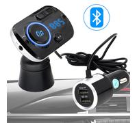 Bluetooth5.0 FM Transmitter Auto Radio Adapter Freisprecheinrichtung KFZ Kit DE