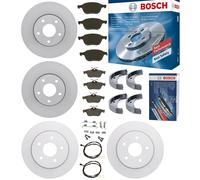 BMW 1 E82 123 d BOSCH Bremsen Set VORNE HINTEN Bremsscheiben + Beläge + HBB + WK