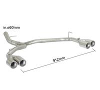 BMW 1er Ragazzon Duplex-Endrohre 2x 80mm 50.0404.26