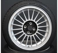 BMW 3er E30 Alpina Style Satz 17 Zoll Räder Alufelgen Platin Sommerreifen 7,5x17