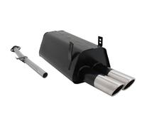 NOVUS Sportauspuff 2x76mm SR-Design passend für BMW 3er E36 316i / 318i