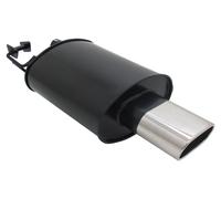 Novus Sportauspuff Endschalldämpfer N oval, gerade 135x75 mm für BMW E39 Limo