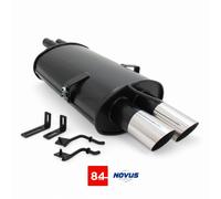 Novus Sportauspuff für BMW E46 320 / 325 / 330 2x76mm MS-Design