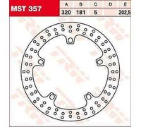 BMW K 1200 GT ABS 2003-2004 TRW Bremsscheibe Rund Fixiert Metall MST357