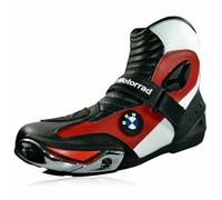 BMW Motorrad Stiefel HERREN/DAMEN Motorradstiefel aus Leder Rennen Bikerstiefel