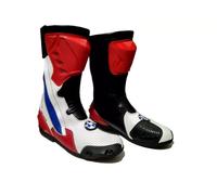 BMW Motorradstiefel Racing Boots Leder Touringstiefel Rennen Motorradfahrer Bike
