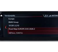 BMW Navigation Update Europe EVO 2026-2 Inkl. Online-Version Lebenslange FSC
