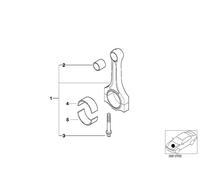 BMW Pleuelschraube E34 E36 E39 E46 E60 E61 E83 E85 11241739729 -